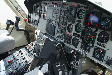 Image showing Helicopter cockpit