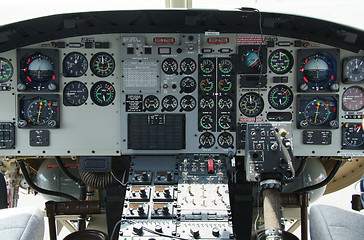 Image showing Helicopter cockpit