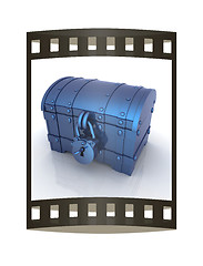 Image showing cartoon chest. The film strip