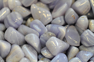 Image showing blue chalcedony minerals texture