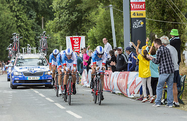 Image showing Team FDJ - Team Time Trial 2015