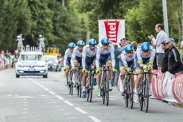 Image showing Team Orica-GreenEdge - Team Time Trial 2015
