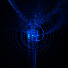 Image showing Blue Swirl