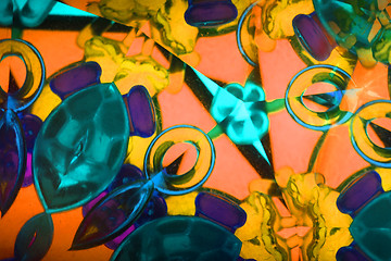 Image showing color kaleidoscope texture