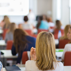 Image showing Lecture at university.