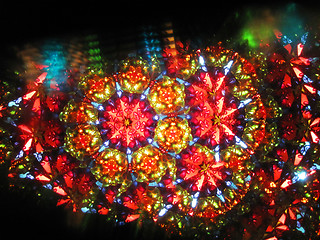 Image showing color kaleidoscope texture