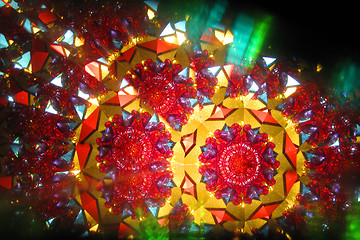 Image showing color kaleidoscope texture