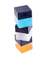 Image showing Stack of spa accessories