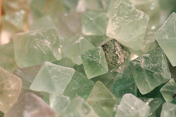 Image showing fluorite green crystal background