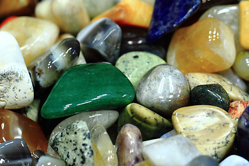 Image showing natural color gems background 