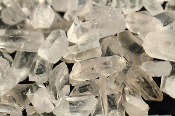 Image showing white rock-crystal background