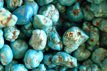 Image showing turquoise mineralbackgroun