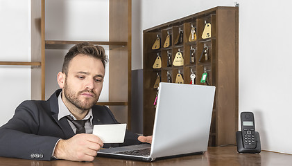 Image showing The Receptionist