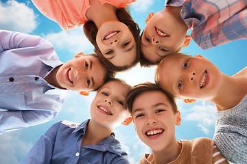 Image showing happy smiling children faces