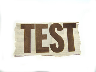 Image showing TEST