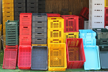 Image showing Plastic Crates