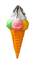 Image showing Ice Cream Isolated