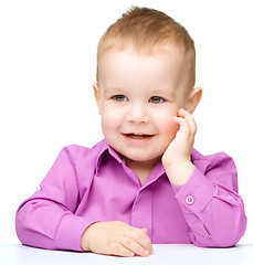 Image showing Portrait of a cute little boy