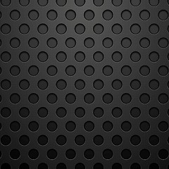 Image showing Dark concept circles technology background