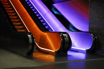 Image showing escalator,rulletrapp