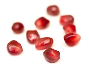 Image showing ripe pomegranate seeds