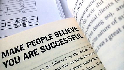 Image showing Make people believe you are successful