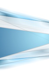 Image showing Blue tech stripes blurred corporate design