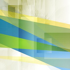 Image showing Colorful grunge technology background
