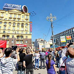 Image showing Victory parade dedicated to the Soviet victory over Germany