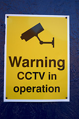 Image showing CCTV Signi