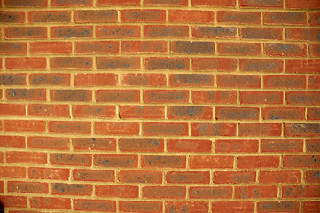 Image showing New brick wall