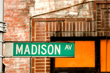 Image showing Madison Avenue