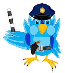Image showing Bird police