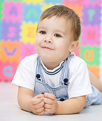 Image showing Portrait of a little boy