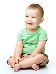 Image showing Portrait of a cute little boy