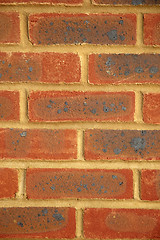 Image showing New brick wall