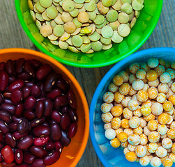 Image showing pea, lentil and bean