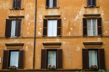 Image showing Italian house facade