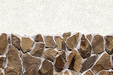 Image showing stone and wet plaster background