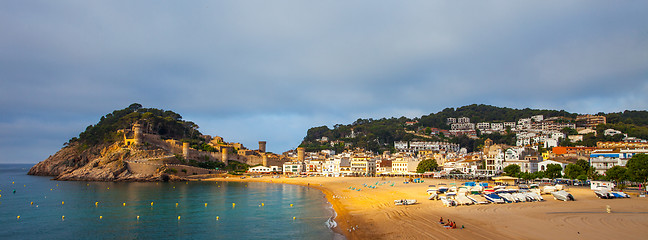 Image showing Tossa de Mar, Catalonia, Spain, 23.06.2013