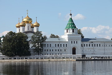 Image showing church Ipatiev Monastery with golden domes