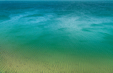 Image showing tropical beach with turquoise water