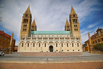 Image showing Basilica of St. Peter & St. Paul, Pecs Cathedral in Hungary