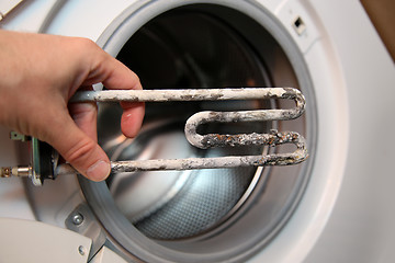 Image showing electric heater from washing machine