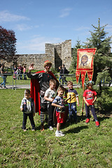 Image showing Russian man in medieval clothes