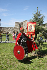 Image showing Russian man in medieval clothes