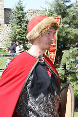 Image showing Russian man in medieval clothes