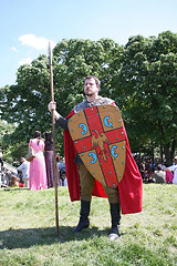 Image showing Serbian medieval warrior