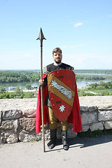 Image showing Serbian medieval warrior