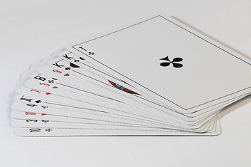 Image showing  playing cards fanned out